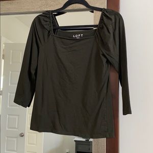 Loft square neck t shirt